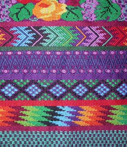 Woven by Esperanza Lopez of San Antonio Aguas Calientes in 2005, this huipil took three months of intense labor to complete.  Photo by Kathleen Mossman Vitale 2005.